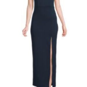 Socialite Black Sleeveless Maxi Dress with High Side Slit